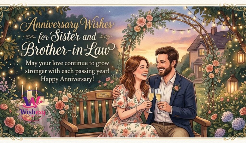 Anniversary Wishes for Sister and Brother-in-Law