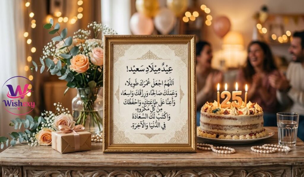 Birthday Wishes in Arabic Dua Text