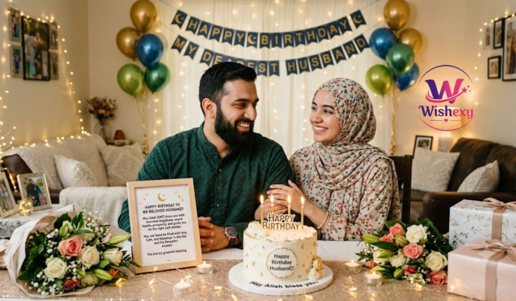 Happy Birthday Islamic Wishes for Husband