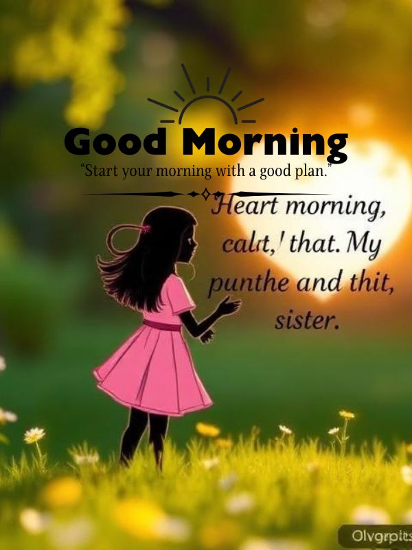 Heart Touching Good Morning Messages for Sister