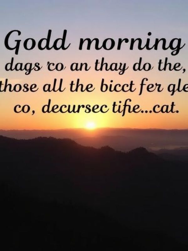 Inspirational Good Morning Quotes