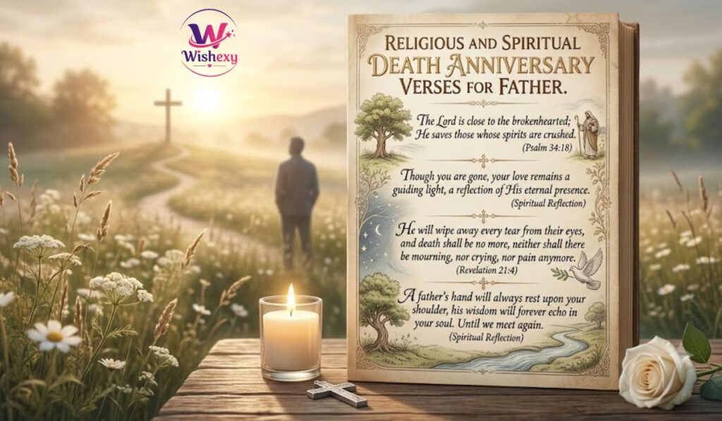 Religious and Spiritual Death Anniversary Verses for Father