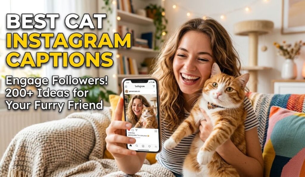 Cat Instagram Captions: 300+ Cute, Funny, Short & Clever Ideas
