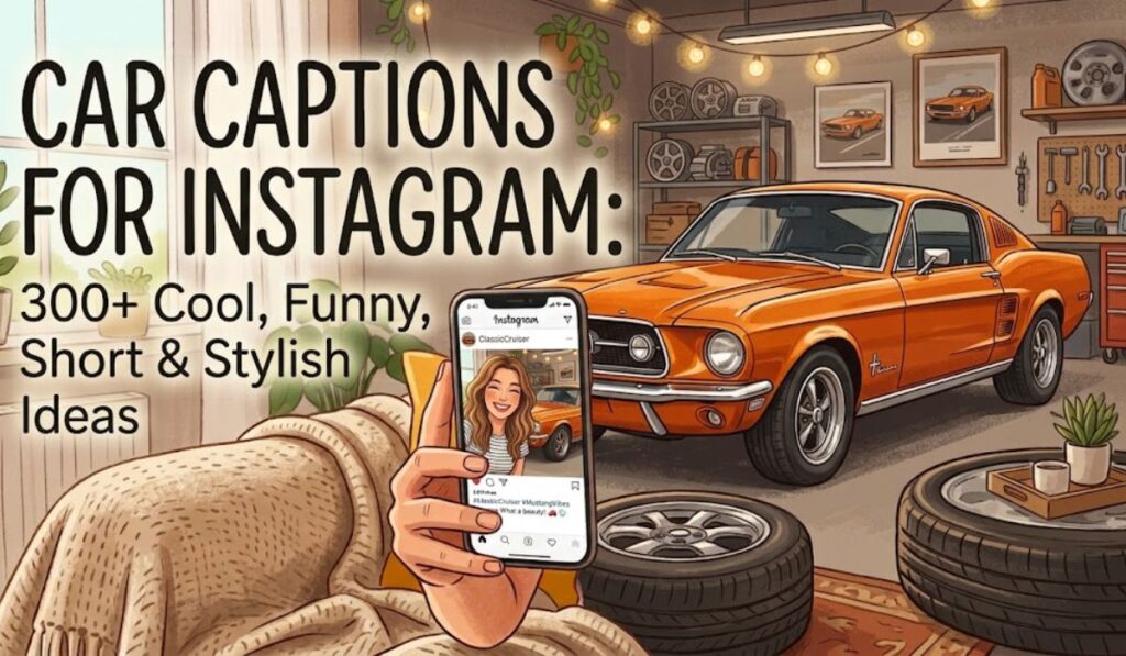 Car Captions for Instagram: 300+ Cool, Funny, Short & Stylish Ideas