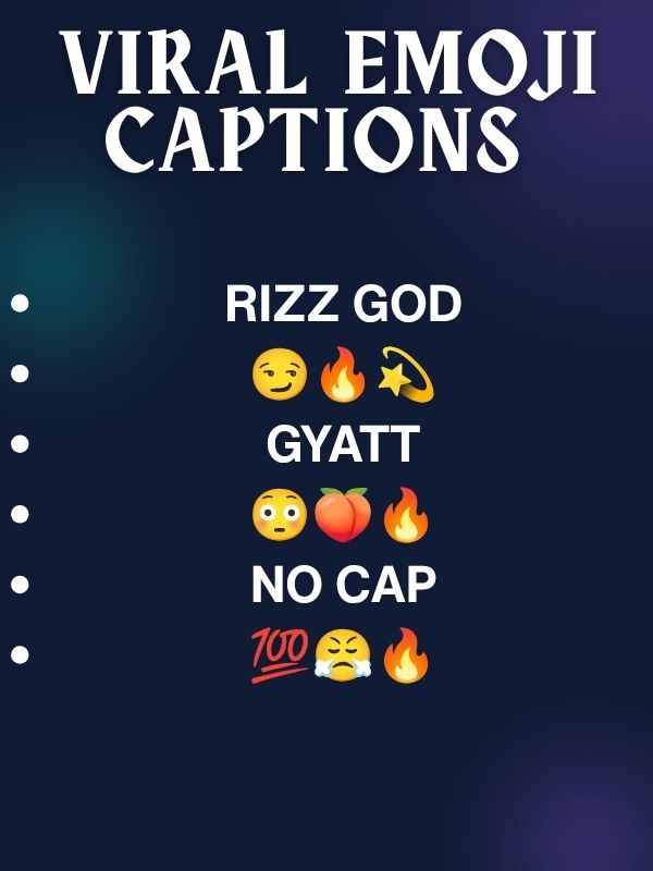 Viral Emoji Captions (2026 Trends)